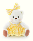 Getahug Yellow Floral Skirt Bear | Handmade Jointed Teddy Bear Gift