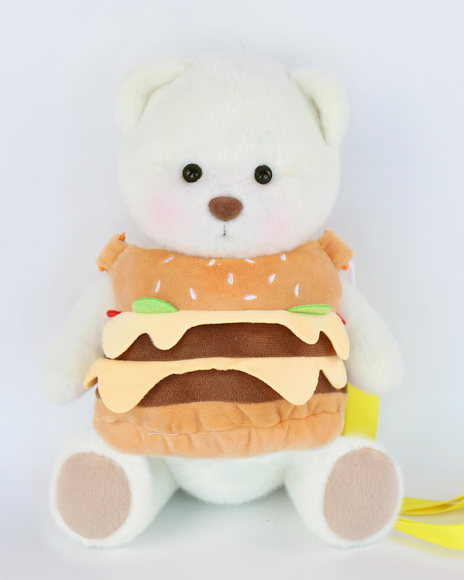  Hamburger Strap Takeout Bag Bear | Handmade Jointed Teddy Bear Gift-Getahug