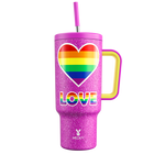 Meoky 40oz Tumbler with Handle and Straw Lid - Homosexuality 