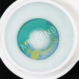 Mislens Anime Green Crazy color contact Lenses for dark brown eyes