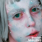 Mislens Anime Green Crazy color contact Lenses for dark brown eyes