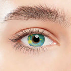 Mislens Anime Green Crazy color contact Lenses for dark brown eyes