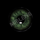 Mislens Cocktail Mint Green color contact Lenses for dark brown eyes