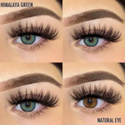 Mislens Himalaya Green  color contact Lenses for dark brown eyes