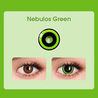 Mislens Nebulos Green  color contact Lenses for dark brown eyes