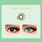 Mislens Rare Iris Green color contact Lenses for dark brown eyes