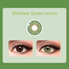 Mislens Wildness Green Snake color contact Lenses for dark brown eyes