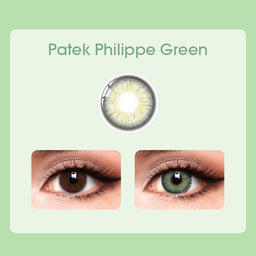 【New】Mislens Patek Green color contact Lenses for dark brown eyes