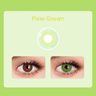 【Prescription】Mislens Pixie Green color contact Lenses for dark brown eyes