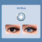 【Prescription】NEW Mislens K4 Blue color contact Lenses for dark brown eyes