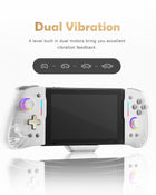 DOYOKY Wired RGB Joycon Controller for Switch/Switch OLED-White-DOYOKY