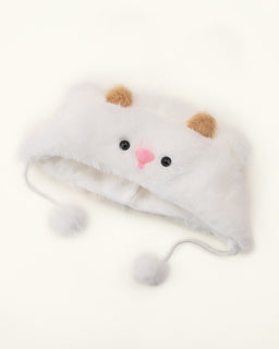 White Lamb Hat | Teddy Bear Clothes