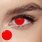 MYEYEBB Blind Red Mini Sclera Cosplay Contact Lenses