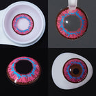 MYEYEBB Sunflower Pinky Purple Prescription Cosplay Lenses