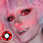 MYEYEBB Sharingan Bladed Prescription Cosplay Colored Contact Lenses