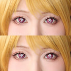 MYEYEBB Blind Ai Hoshino Red Cosplay Colored Contact Lenses