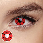 MYEYEBB Rinne Sharingan Red Prescription Colored Lenses