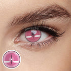 MYEYEBB Blind Nezuko Demon Prescription Cosplay Colored Contact Lenses