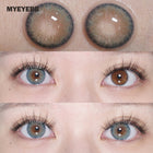 MYEYEBB Deepwater Zone Blue Prescription Colored Contact Lenses