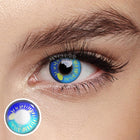 MYEYEBB Anime Tear Blue Prescription Cosplay Lenses