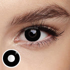 MYEYEBB Black Block Prescription Cosplay Contact Lenses