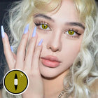 MYEYEBB Maru Green Cat Eye Cosplay Colored Contact Lenses