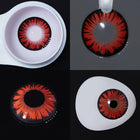 MYEYEBB Miracle Times Red Prescription Cosplay Lenses