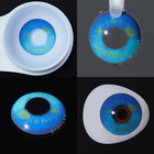 MYEYEBB Anime Tear Blue Prescription Cosplay Lenses