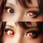 MYEYEBB Blind Hutao Red Cosplay Colored Contact Lenses