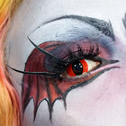 MYEYEBB Red Cat Eyes Cosplay Colored Contact Lenses Pair