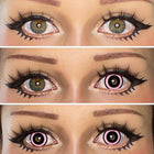 MYEYEBB Nebulos Pink Cosplay Colored Contact Lenses Set