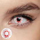 MYEYEBB Trauma White Prescription Cosplay Contact Lenses