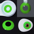 MYEYEBB Light Green Block Cosplay Colored Contact Lenses