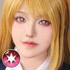 MYEYEBB Blind Ai Hoshino Red Cosplay Colored Contact Lenses