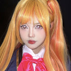 MYEYEBB Blind Ai Hoshino Red Cosplay Colored Contact Lenses