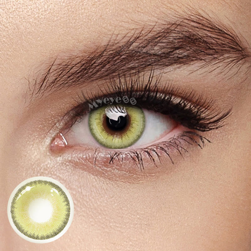 MYEYEBB LA Girl Green Colored Contact Lenses