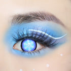 MYEYEBB Blind Snowflake Cosplay Colored Contact Lenses