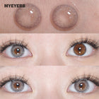 MYEYEBB Wild Cat Grey Prescription Colored Contact Lenses