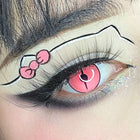 MYEYEBB Blind Kamado Nezuko Ghost Cosplay Contact Lenses