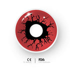 MYEYEBB Bloody Eye Red Prescription Cosplay Lenses